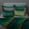 thumbnail image 5 of JWH Luxury Velvet Throw Pillow Cover Decorative Geometric Accent Pillow Cases in Rectangle Shape 14x24inch Kiwi Green, 5 of 11