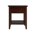 thumbnail image 3 of Leick Furniture Laurent End Table with Locking Drawer in Chocolate Cherry, 3 of 7