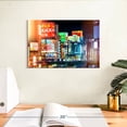 thumbnail image 3 of Elephant Stock Tokyo Night Beauty Wall Art - Horizontal Canvas Wall Art - Living Room Wall Decor - City Canvas - Black And Blue Decor By Philippe Hugonnard - 12" x 8", 3 of 8