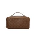 thumbnail image 4 of Bolsa de cosméticos con forma de almohada de PU de estilo coreano, bolsa de almacenamiento de cosméticos portátil para mujer, bolsa de viaje de gran capacidad, bolsa de almacenamiento para artículos, 4 of 4