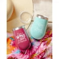thumbnail image 3 of Double wall vacuum wine tumbler w/clear lid, 12 OZ, Don't Wine, Just Drink, 3 of 3
