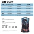 thumbnail image 5 of Balery Urban Mechanical Dragon Men's Sleeveless Muscle Shirts Workout Tank Top, Moisture Wicking, Odor Protection-Medium, 5 of 8