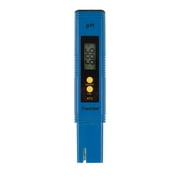 Insten - Digital pH Meter Tester Pen for Water Hydroponics, High Accuracy, Pocket Size, 0-14 pH Measurement Range, Blue