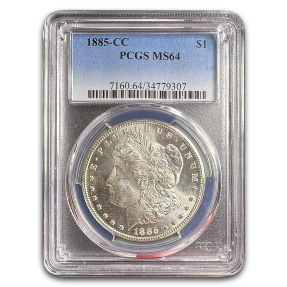 1885-CC Morgan Dollar MS-64 PCGS