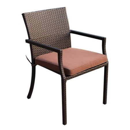 

Jeco W501-FS007 Cafe Curved Stacking Chairs Cushion Brown