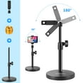 thumbnail image 5 of BILIONE 3 en 1 Support de Microphone de Bureau Multifonction, Support de Micro de Table Réglable avec Clip Microphone, Clip de Téléphone Portable, Adaptateur Métallique Mâle à Femelle de 5/8 Po, 5 of 5