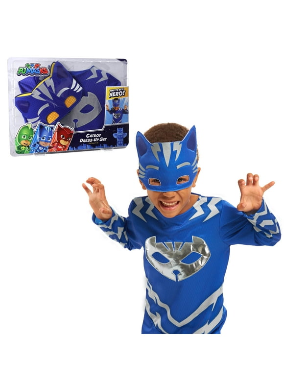 PJ Masks Turbo Blast Catboy Dress Up Set,  Kids Toys for Ages 3 Up, Gifts and Presents