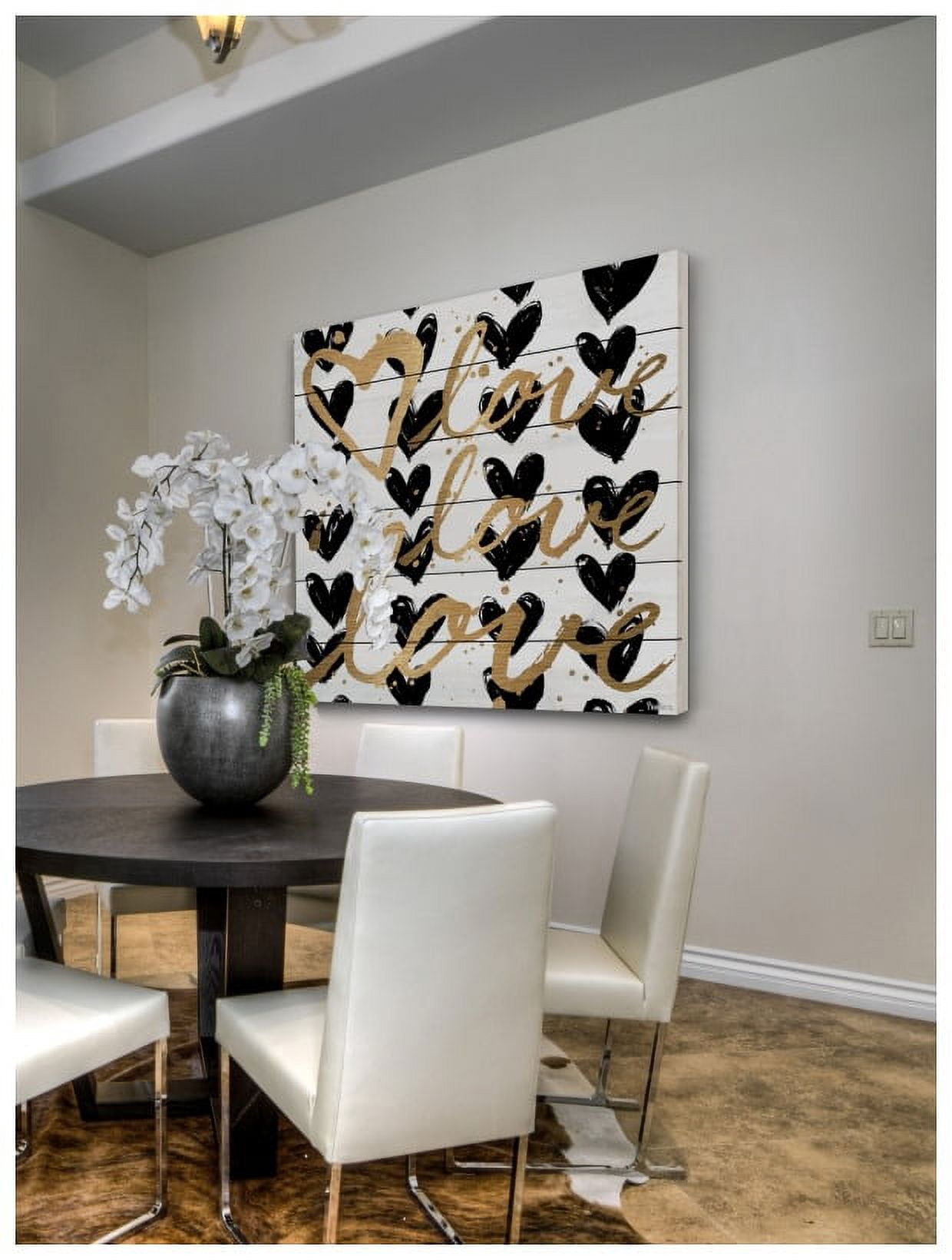Marmont Hill "Three Times as Much" Painting Print on White Wood
