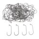 thumbnail image 1 of 100pcs carbono plantilla de de 3-0 shamjiam Gancho de pesca de acero de alto carbono, 1 of 8