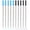 Camouflage, variant on VKLU 10Pcs Mixed Ballpoint Pen Refills, 1mm Medium Point Screw-in Ink Refills, Cross-Compatible Replacement Ink for Office Pens, Smooth Writing Set, 5 Black, 5 Blue