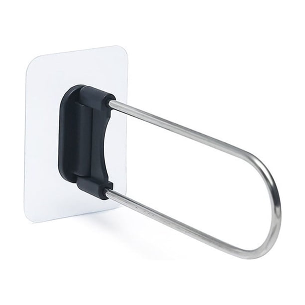 Ounissouiy Perchero de almacenamiento para perchero, resistente soporte organizador para baño Almacenamiento y organización del hogar Negro