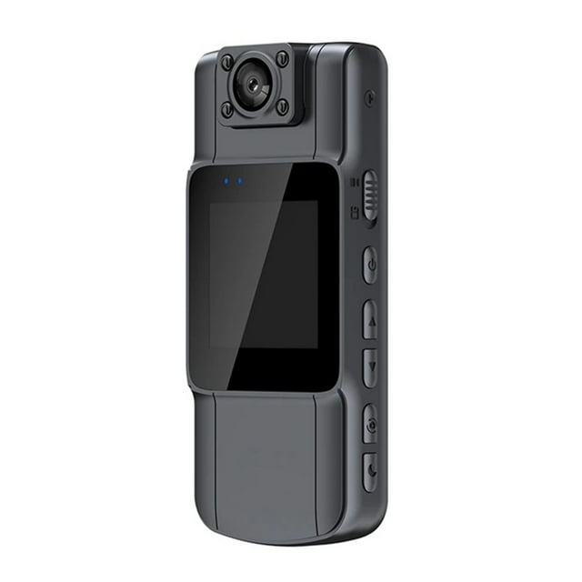 Mini Cámara Corporal de Alta Definición 1080P Mini Cámara Digital Grabadora de Aplicación de la Ley 180 ° Giratoria Visión Nocturna Wifi Pequeño Grabador Clip en Cámara Cámara de Visión Nocturna