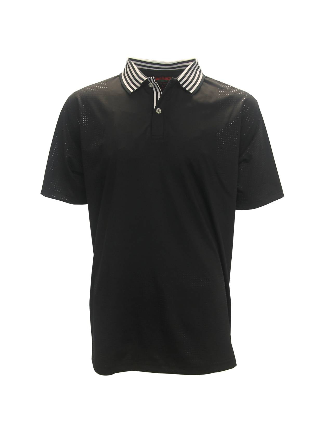 Tabasco Jersey Tech Polo Golf Shirt, 2XLarge Black