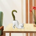 thumbnail image 6 of Cartoon Cat Flower Pot Cute Planting Pot Ceramics Porcelain Flower Vase for Garden Home Decoration Courtyard Bedroom White, 6 of 10
