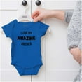 thumbnail image 5 of Love My Amazing Brother Cute Sibling Romper Boys or Girls Infant Baby Brisco Brands 12M, 5 of 6