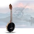 thumbnail image 1 of 26 Inch Banjo Banjolele Ukulele 4String VintagePlated with Carrying Bag Electronic Tuner, 1 of 7