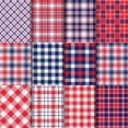 thumbnail image 1 of weibbin Paper Independence Day Wrapping Paper 12 Sheets Handmade for Gift Party Decor, 1 of 8