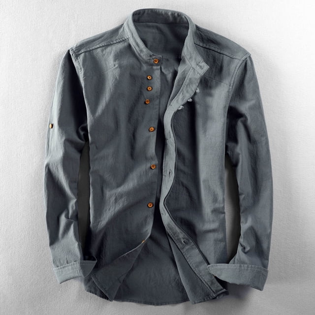 Chemises pour Hommes Chemise à Rayures à Fermeture Éclair Col Rabattu Manches Courtes Haut de Sport