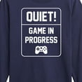 thumbnail image 3 of Instant Message - Quiet Game In Progress - Toddler & Youth Long Sleeve Graphic T-Shirt, 3 of 6