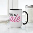 thumbnail image 4 of CafePress - Future Is Female Large Mug - 15 oz Ceramic Large White Novelty Mug, 4 of 4