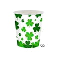 thumbnail image 2 of St. Patrick's Day Party Plates and Cups Set - 20-Piece Shamrock-Themed Disposable Tableware for Festive Decorations, 2 of 6
