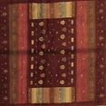 thumbnail image 1 of Ahgly Company Indoor Square Oriental Brown Traditional Area Rugs, 5' Square, 1 of 4