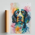 thumbnail image 2 of Field Spaniel Dog Art Print Poster, Wall art Painting Decor Field Spaniel Dog Decor Artwork For Bedroom Living Room Bathroom Decor, 2 of 6