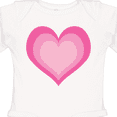 thumbnail image 4 of Inktastic Pink Valentine Heart Girls Long Sleeve Baby Bodysuit, 4 of 5
