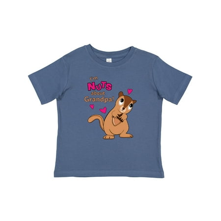 

Inktastic I m Nuts About Grandpa Gift Baby Boy or Baby Girl T-Shirt