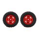 thumbnail image 1 of Neumáticos De Coche RC 1/24, Mejor Agarre, Resistencia Al Desgaste, Neumáticos De Goma Para Coche RC, Aleación De Aluminio Segura Y Fiable Con Cubo De Rueda De 4 Agujeros Para ANGGREK Otros, 1 of 8