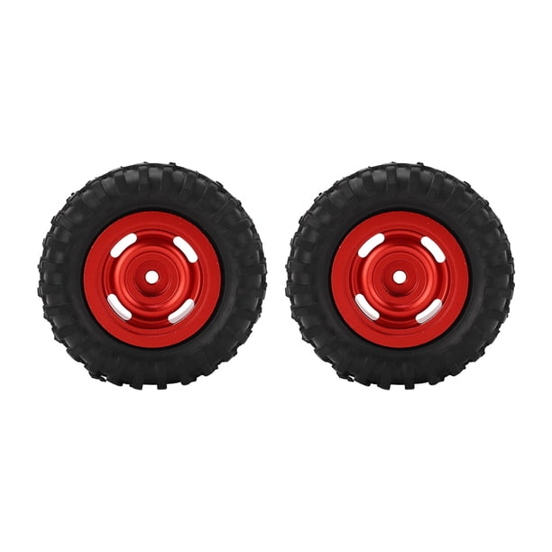 Neumáticos De Coche RC 1/24, Mejor Agarre, Resistencia Al Desgaste, Neumáticos De Goma Para Coche RC, Aleación De Aluminio Segura Y Fiable Con Cubo De Rueda De 4 Agujeros Para ANGGREK Otros
