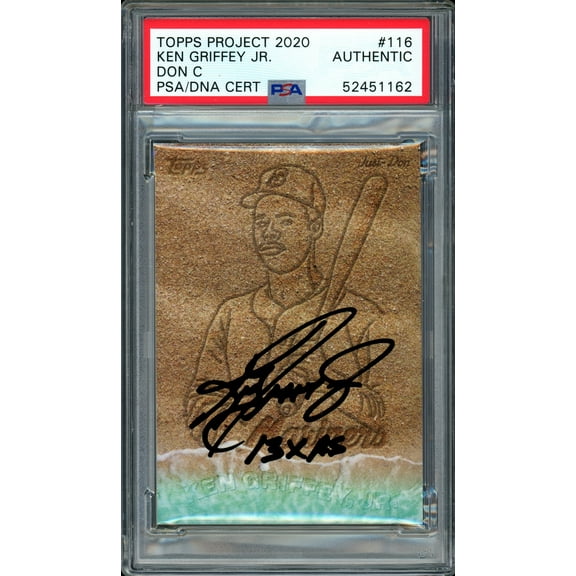 Ken Griffey Jr. Autographed Topps Project 2020 Don C Card #116 Seattle Mariners "13x AS" #1/1 PSA/DNA #52451162