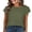 Army Green, variant on Womens Tops Summer Cap Sleeve Basic Tee Shirts 2026 Trendy Loose Fit Casual Dressy Business Work Tshirts Clothes Coffee M