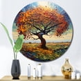 thumbnail image 1 of Designart Horloge Murale Botanique Surdimensionnée "Dancing Baobab Tree II", 1 of 6