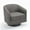 Linen|Gray, variant on DREAMSIDEA Swivel Barrel Accent Chair for Living Room, Modern Upholstered Round Club Armchair-Cream