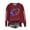 #0089-Wine, variant on Ailaofu Womens Long Sleeve Shirt Pullover Tops, Loose Casual Crewneck T-Shirt Lightweight Sweatshirt
