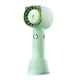 thumbnail image 3 of Ventilador de escritorio, ventilador portátil, ventilador de bolsillo compacto de 3 velocidades para niños, silencioso y personal. Verde, 3 of 9