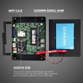 thumbnail image 3 of Mini PC sin ventilador XCY Intel Core i7 4500U i5 5200U 300M WiFi Gigabit Ethernet 8x USB VGA HDMI Pantalla Windows 10 Linux HTPC, 3 of 4
