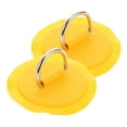 thumbnail image 1 of LOLIPPYY 2Pcs D-shaped Yellow PVC Kayak Buckles for Ocean Kayak Replacement Parts and Equipment, 1 of 7