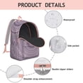 thumbnail image 4 of Mandala Floral Boho Backpack with Computer Pocket, Spacious College School Bookbag, Lightweight Daypack for Work and Travel, Wonderful Gift, 4 of 5