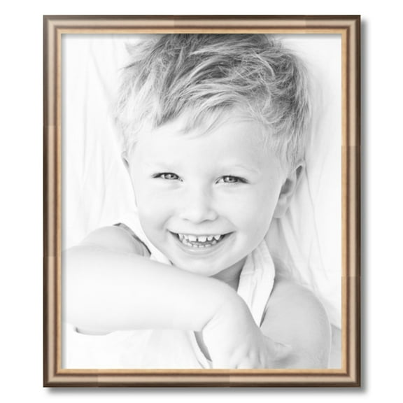 ArtToFrames 21x25" Anique Silver Picture Frame, Silver Wood Poster Frame, with Regular Acrylic and 2 (FBPL-4964)