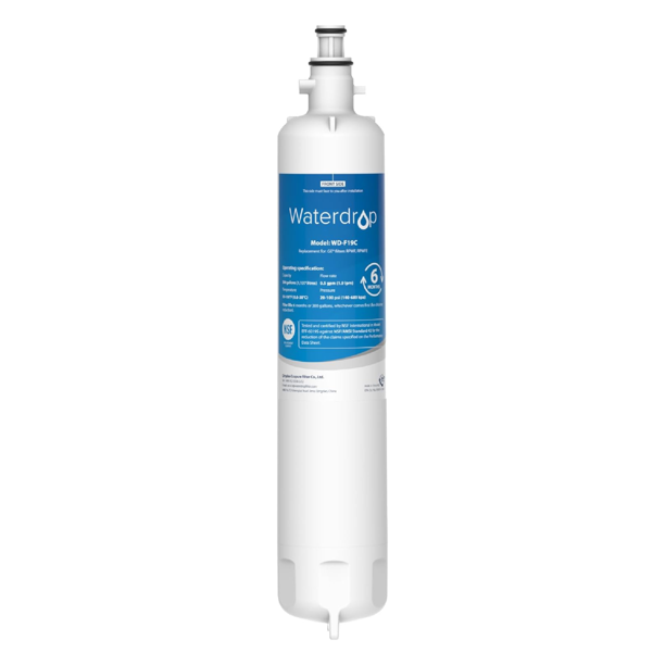 WD-F19C Reemplazo para filtro de agua para refrigerador con CHIP incorporado GE® RPWFE®, RPWF, compatible con GFE28GYNFS