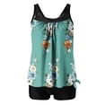 thumbnail image 2 of BRGZLK Tankini Swimsuits Modest For Women Two Piece Bathing Suit Fashion Tummy Control Graphic Beach Swim Suit, 2 of 4