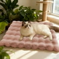 thumbnail image 4 of Self-Heating Thermal Dog Bed Mat for Indoor and Feral Cats, Plush Pet Warming Pad with Non-Slip Bottom, Easy to Clean, 50x35cm, 4 of 6