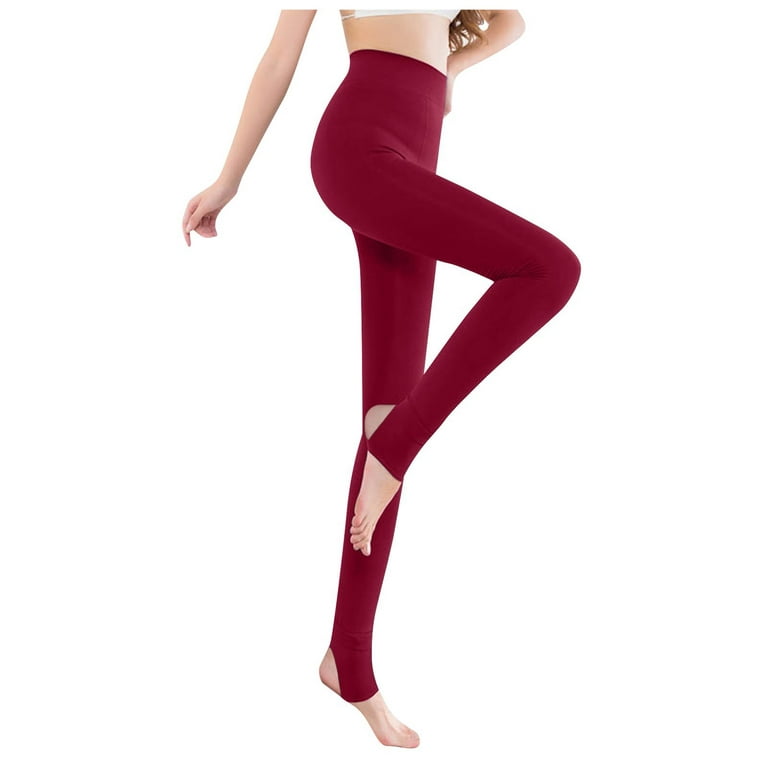 women leggings tummy control sets Fashion Women Brushed Stretch Lined Thick  Tights Warm Winter Pants Warm Leggings Step Pants 