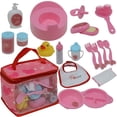 thumbnail image 1 of The New York Doll Collection Baby Doll Feeding & Caring Accessory Set in Zippered Carrying Case, 1 of 4