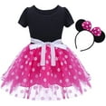 thumbnail image 4 of Minnie Déguisement Robe Bébé Fille Serre-Tête Oreilles de Mouse Robe à Pois, 4 of 6
