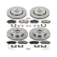 thumbnail image 3 of Power Stop Front and Rear Stock Replacement Brake Pad and Rotor Kit KOE1944, 3 of 8