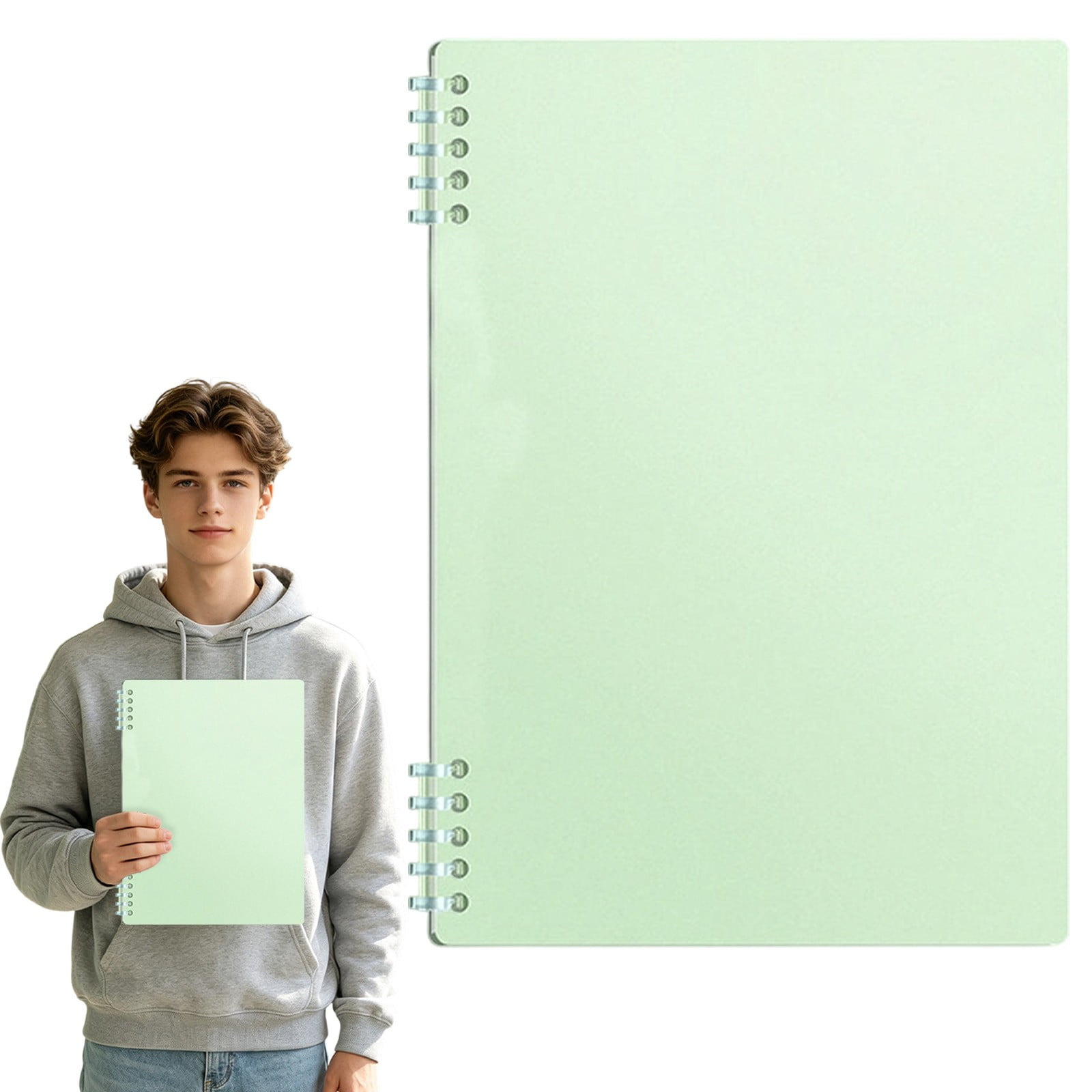 B5 Reusable Meeting Notebook Modular Disc Journal for Business Notes and Project Planning Removable Page Writing Book with Thick Paper for Office Records Work Logs Professional Organization