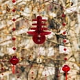 thumbnail image 4 of TABLZONE Red Spring Ornament with Paper and Iron, Versatile Home Decoration for Festive Seasonal Display, 4 of 7